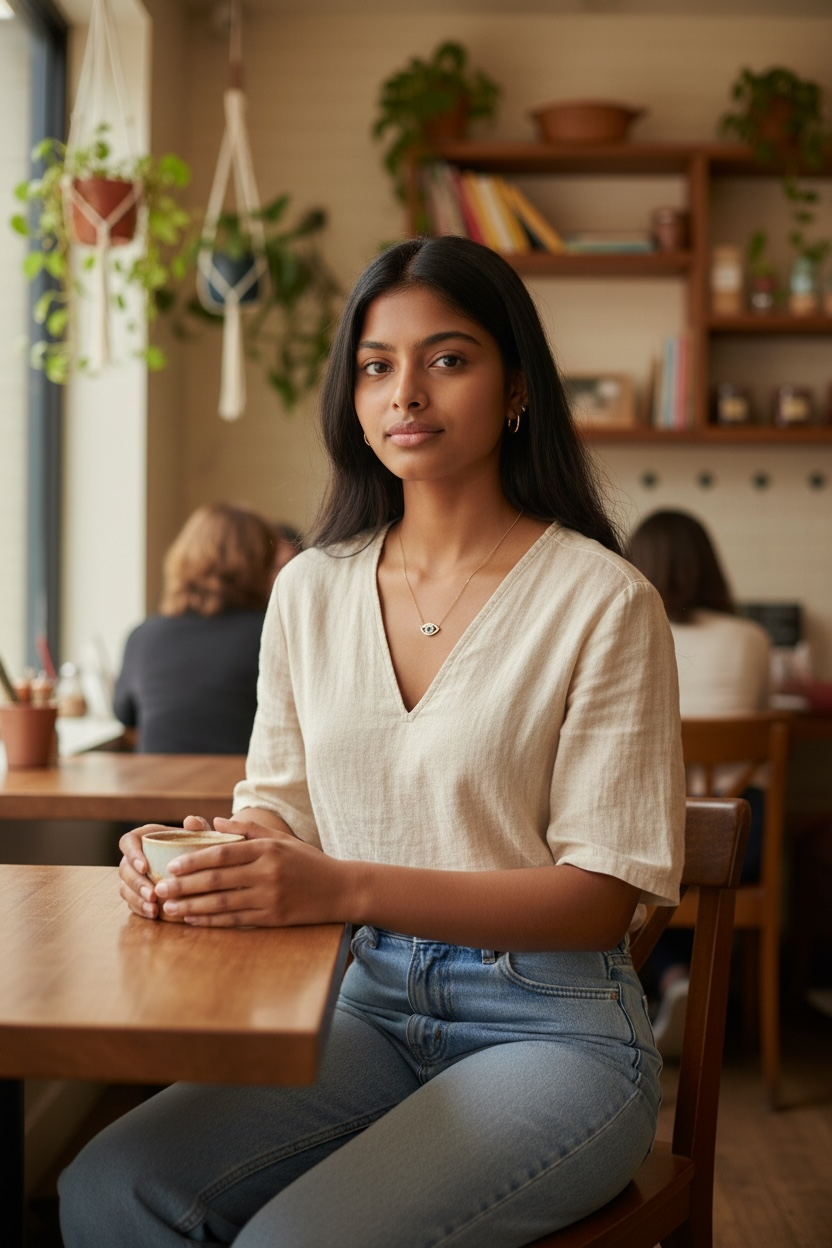 Halskette „Evil Eye" - Vergoldeter Schutz & zeitlose Eleganz