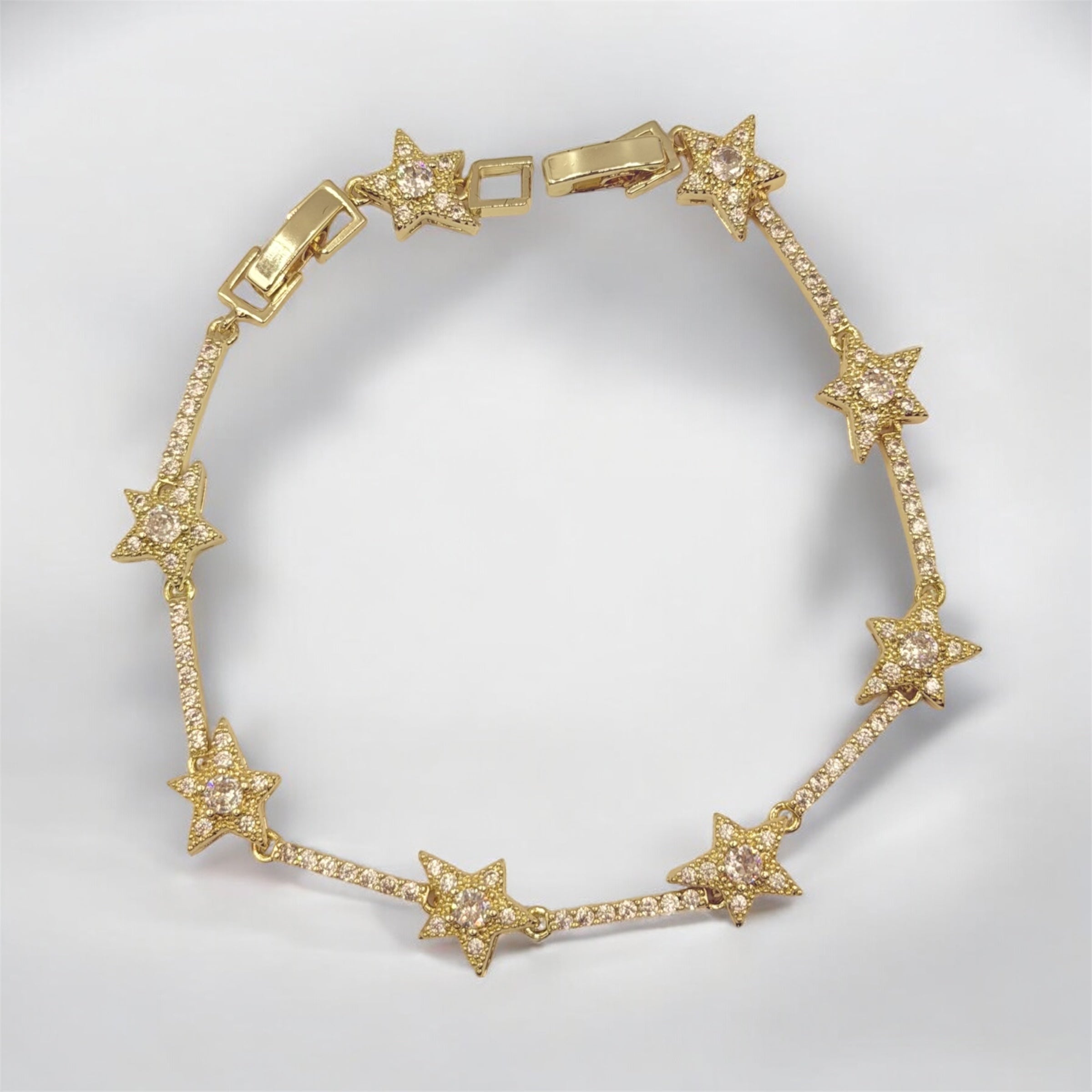 Sternenarmband in Goldoptik
