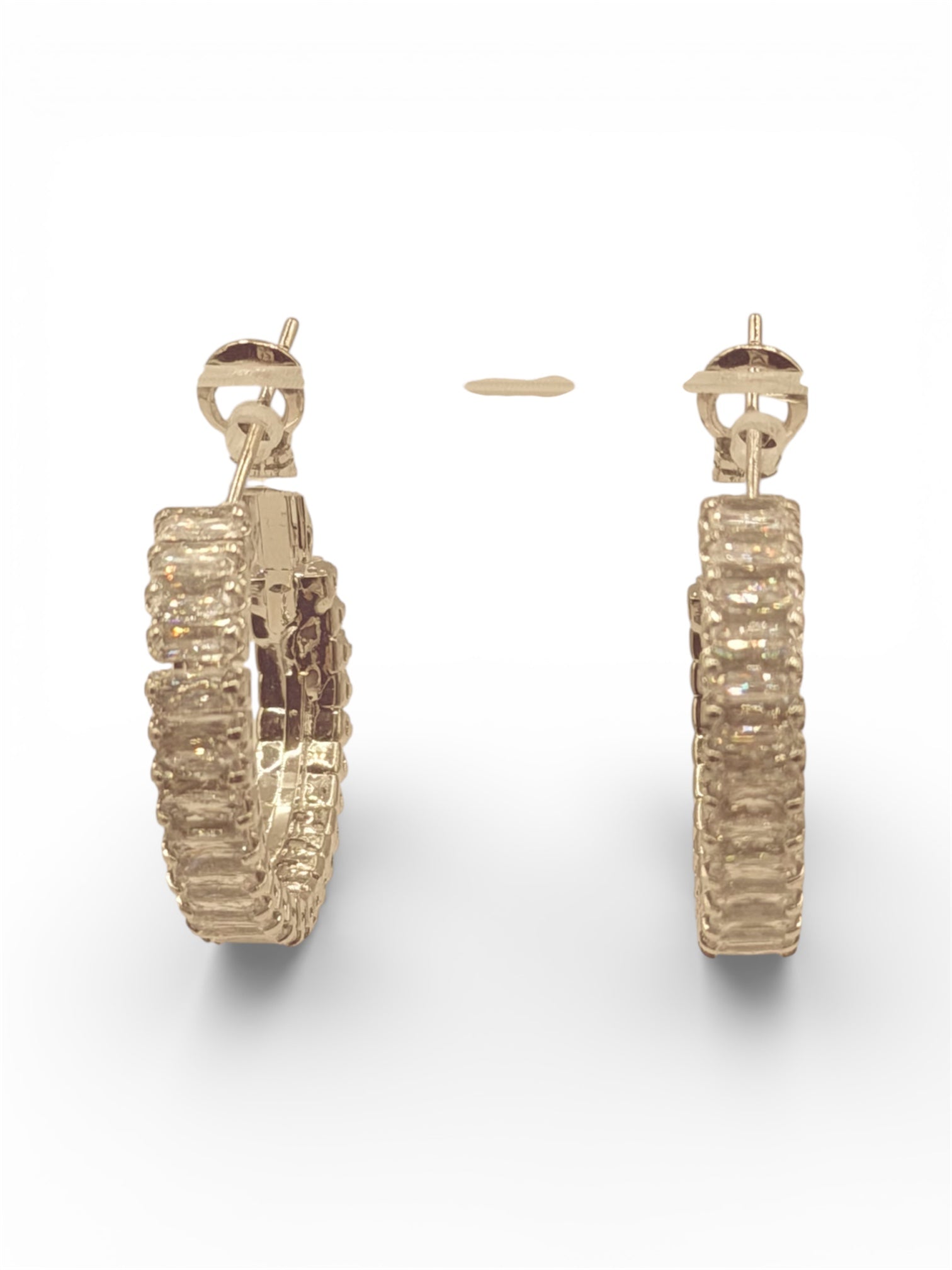 Creolen mit strukturierter Oberflache - Klassisch & Modern