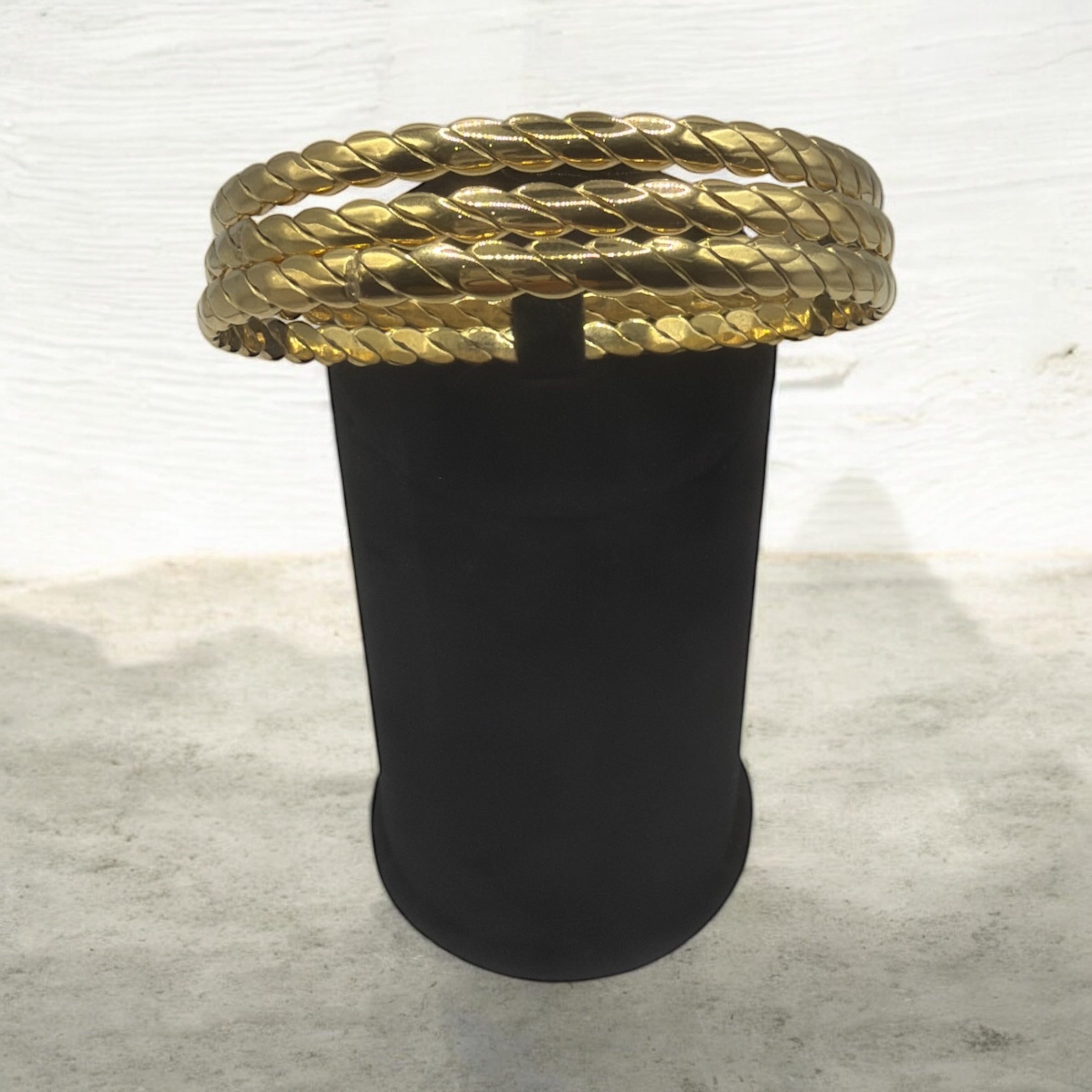 Mehrreihiger Armreif im Flechtdesign – Edle Goldoptik