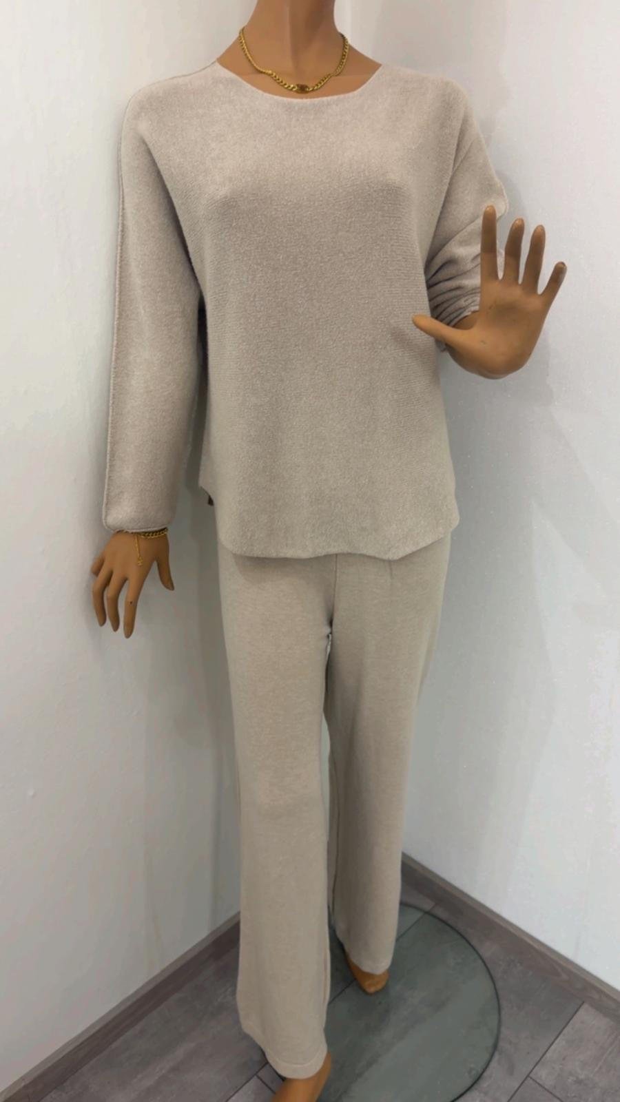 Ultraweiches Lounge-Set in Beige – Komfort trifft Eleganz